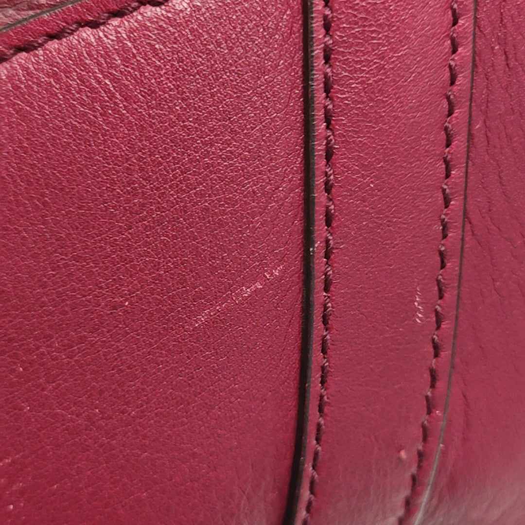 Calfskin Tote Bag Red