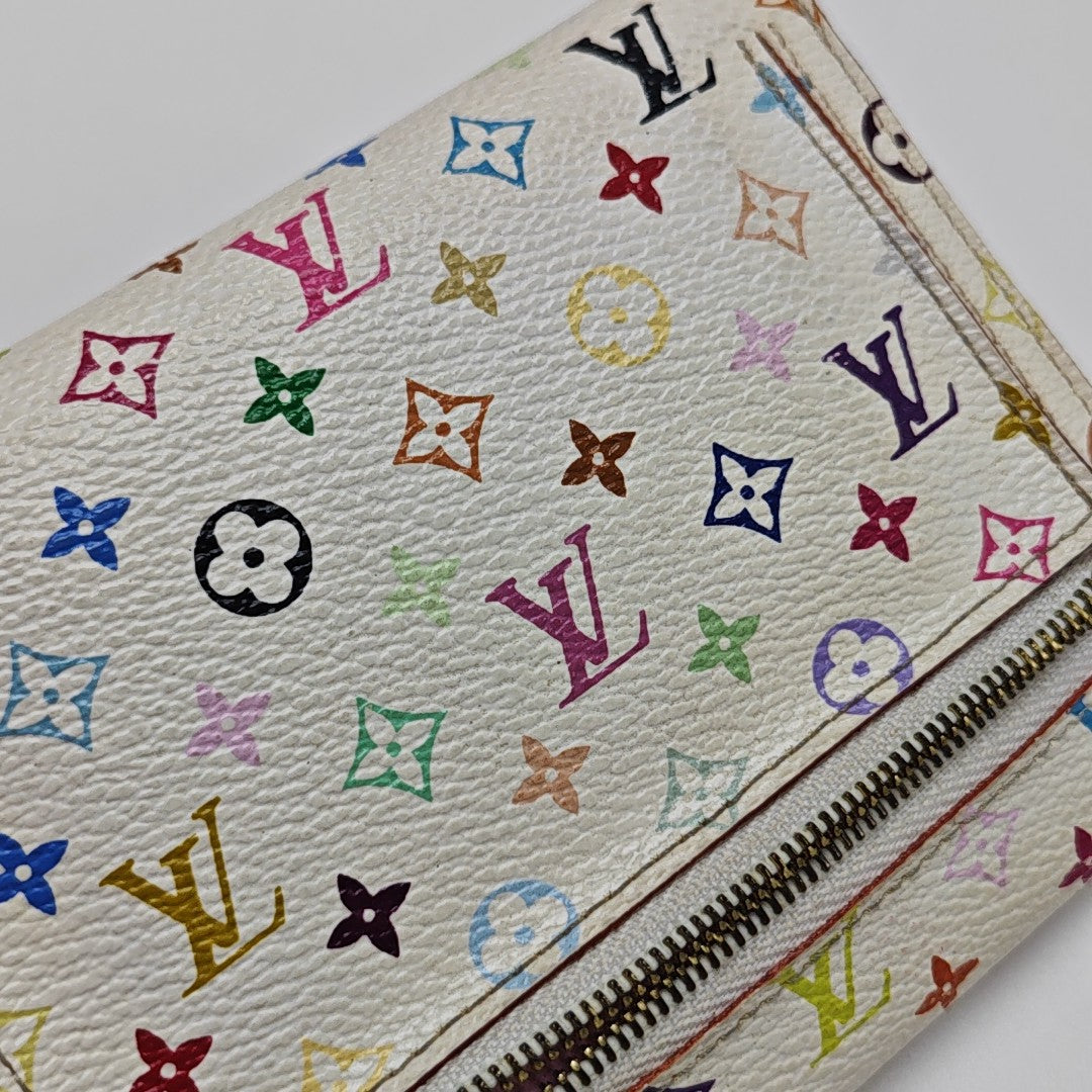 LV × TM KOALA Monogram Coated Canvas White Wallet