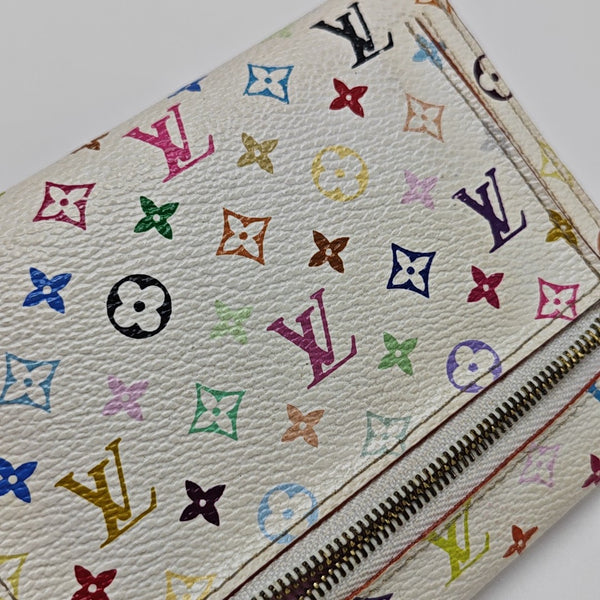 LV × TM KOALA Monogram Coated Canvas White Wallet