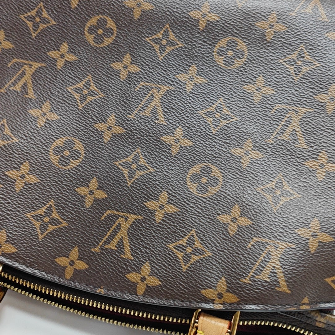 PALAIS PM Monogram Coated Canvas Brown