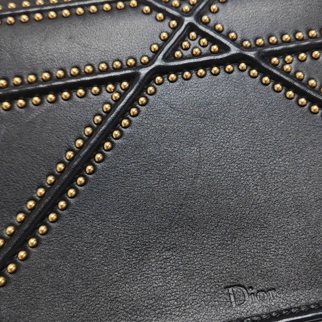 Diorama Small Cannage Calfskin Black