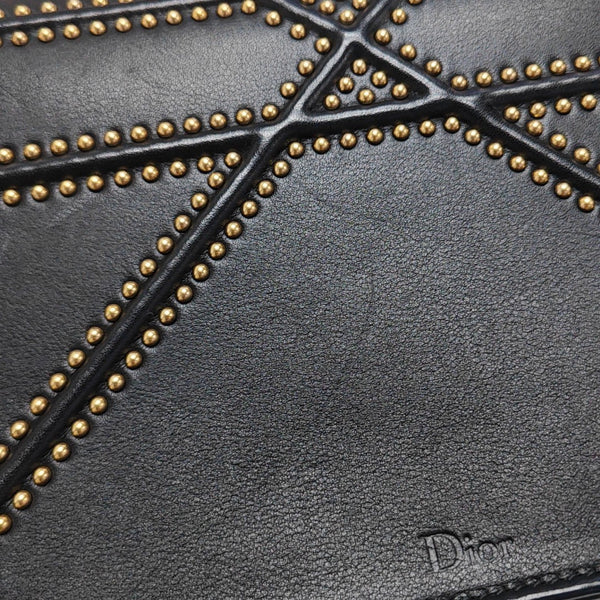 Diorama Small Cannage Calfskin Black