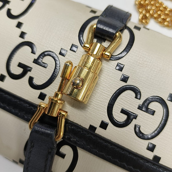 Jackie 1961 Mini Monogram Calfskin White
