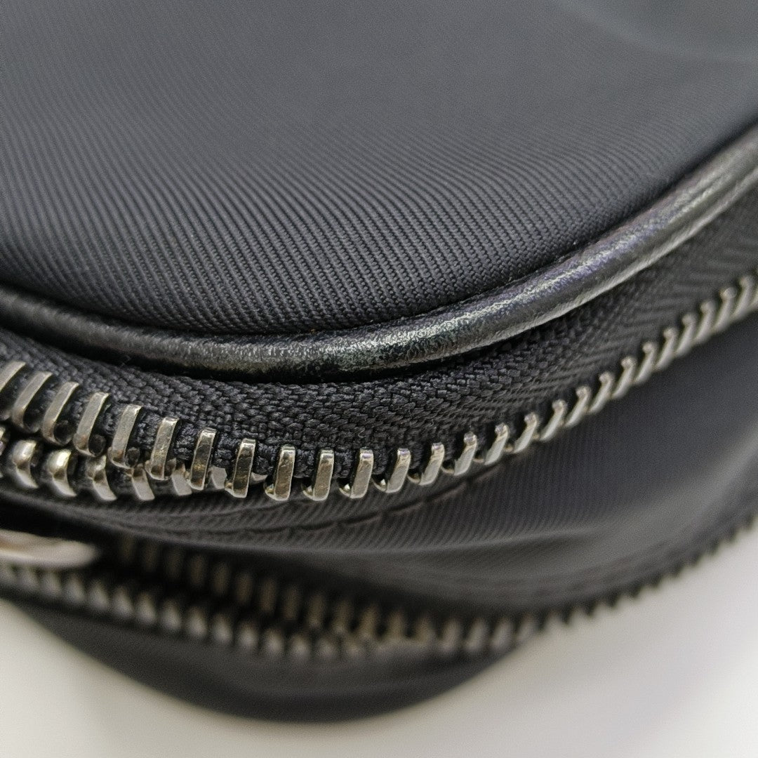 Nylon Shoulder Bag Black