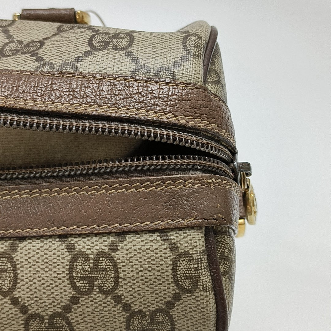 Monogram Coated Canvas Top Handle Bag Beige