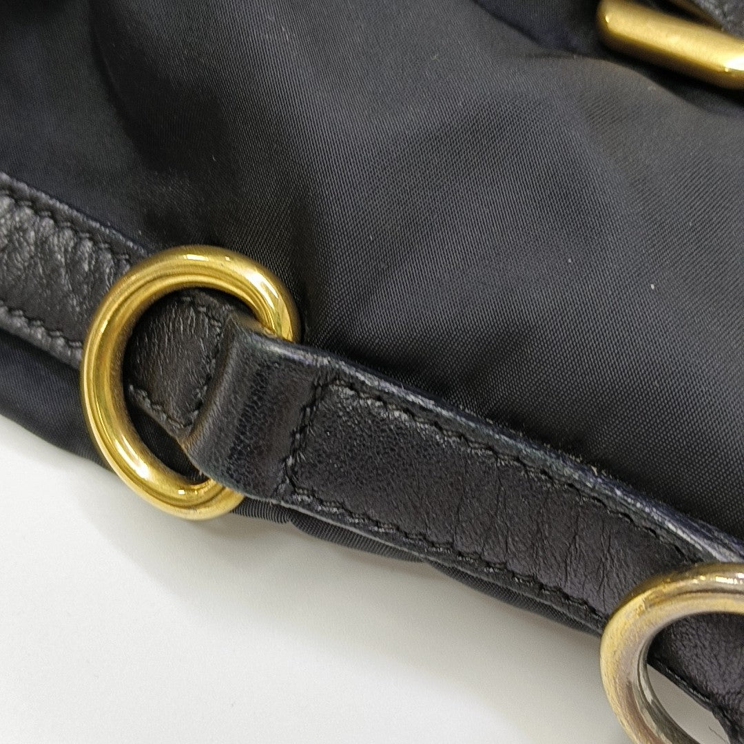 Nylon Tote Bag Black