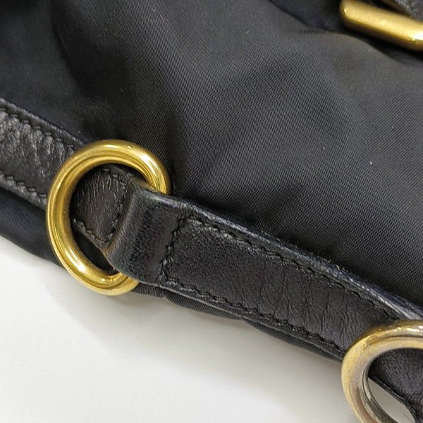 Nylon Tote Bag Black