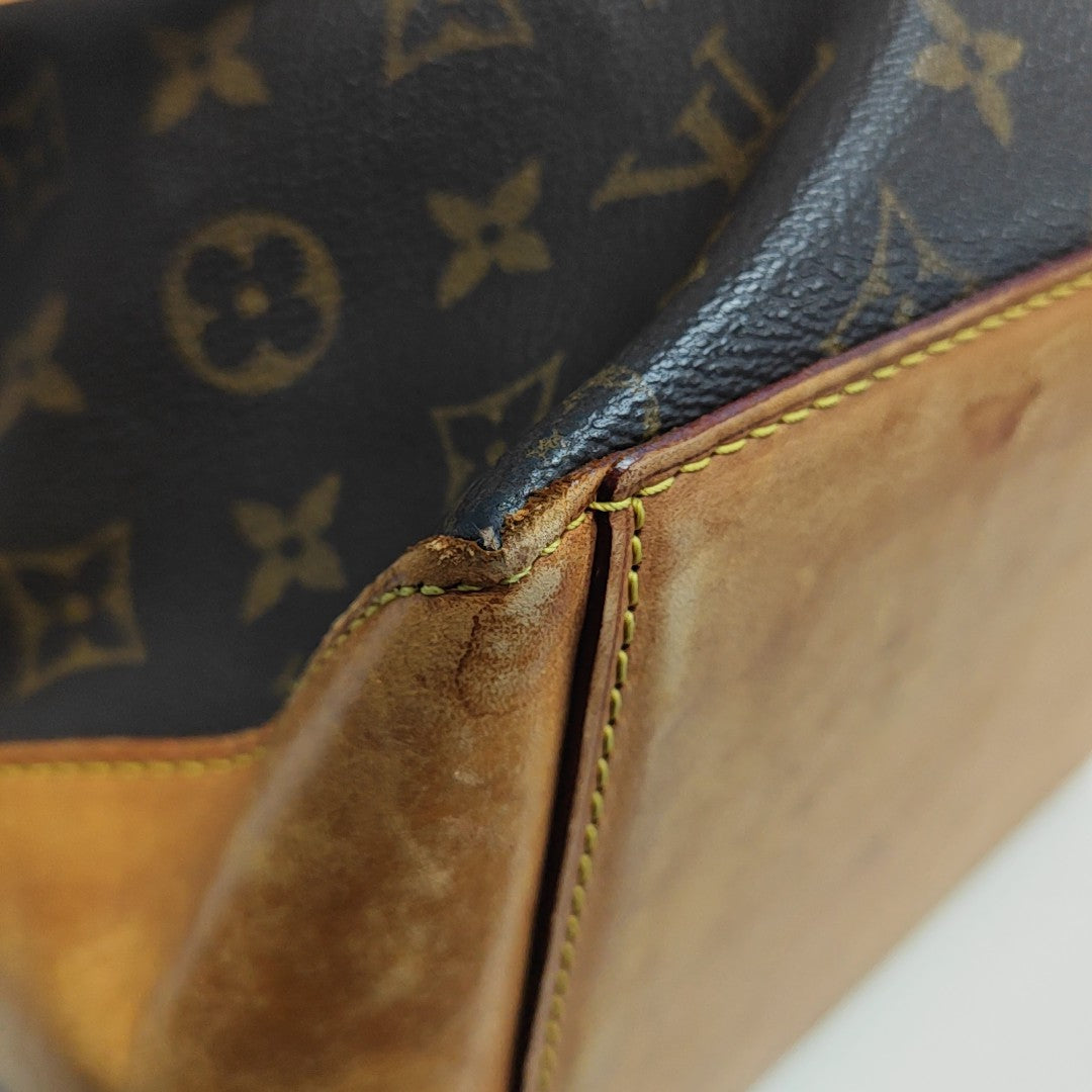 PIANO Monogram Coated Canvas Brown
