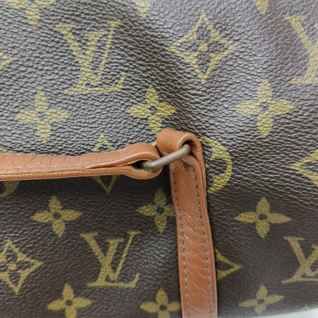 PAPILLON MM Monogram Coated Canvas Brown