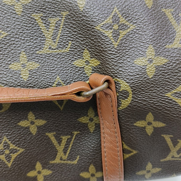 PAPILLON MM Monogram Coated Canvas Brown