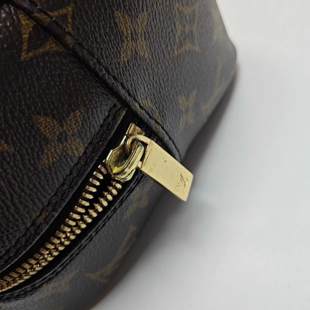 CITE MM Monogram Coated Canvas Brown