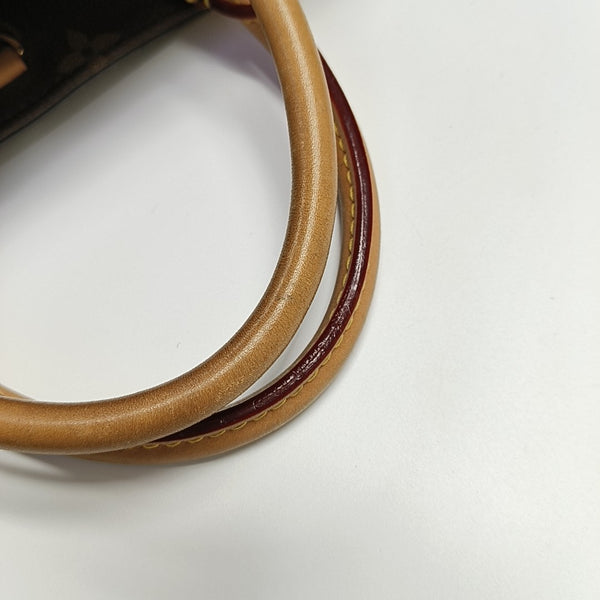 MONTAIGNE Monogram Coated Canvas Brown