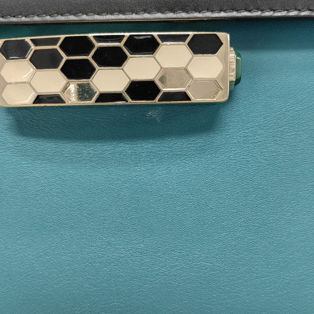 SERPENTI VIPER Calfskin Blue