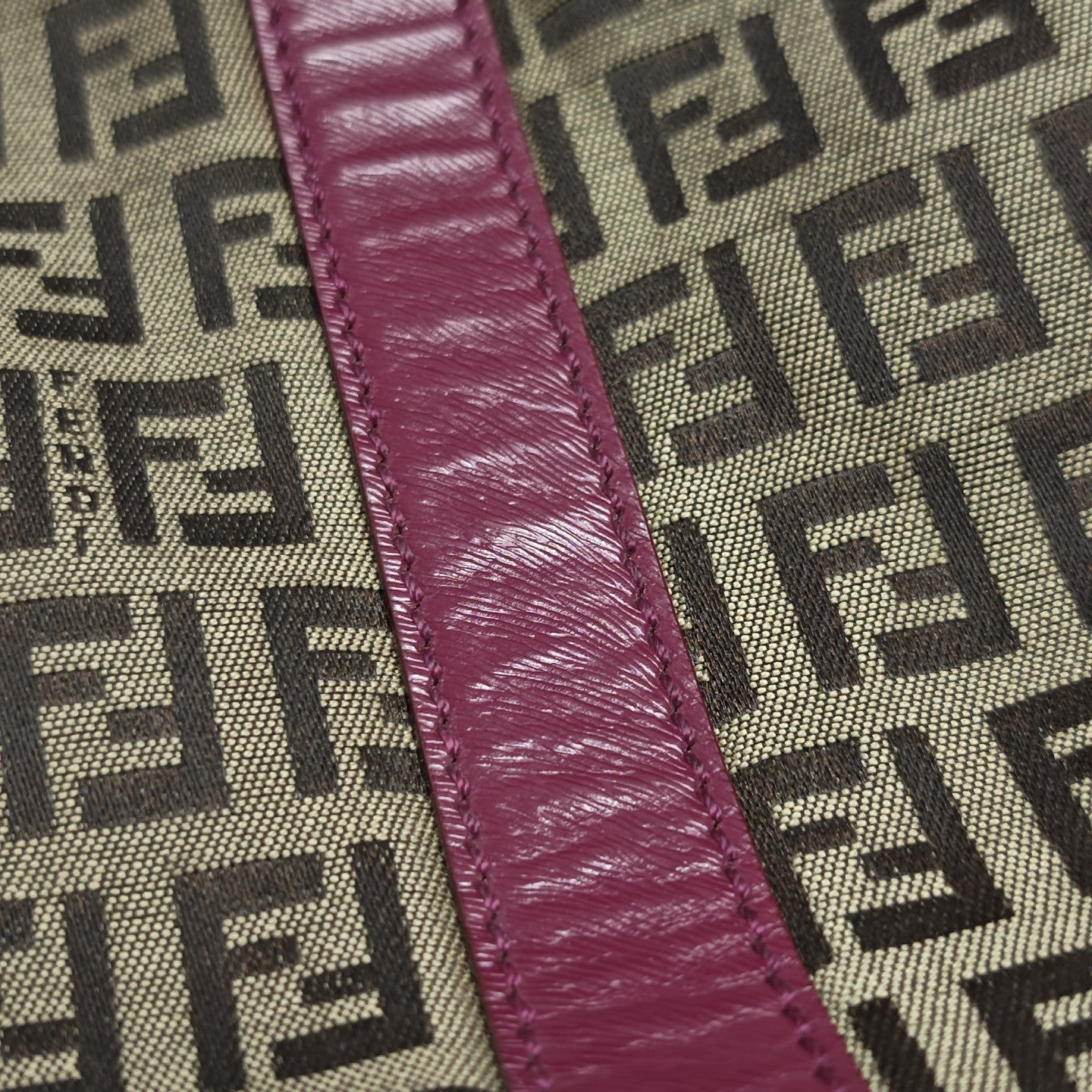 Monogram Canvas Tote Bag Brown