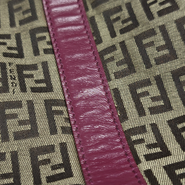 Monogram Canvas Tote Bag Brown