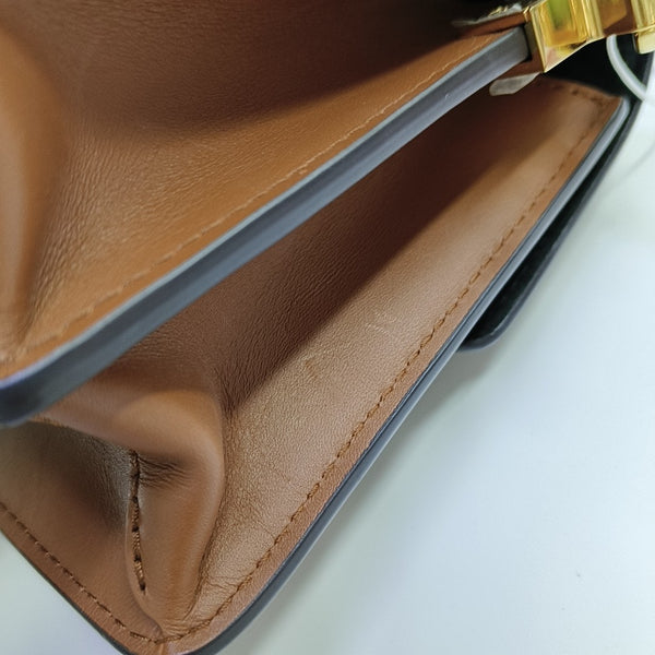 DAUPHINE Mini Monogram Coated Canvas Brown