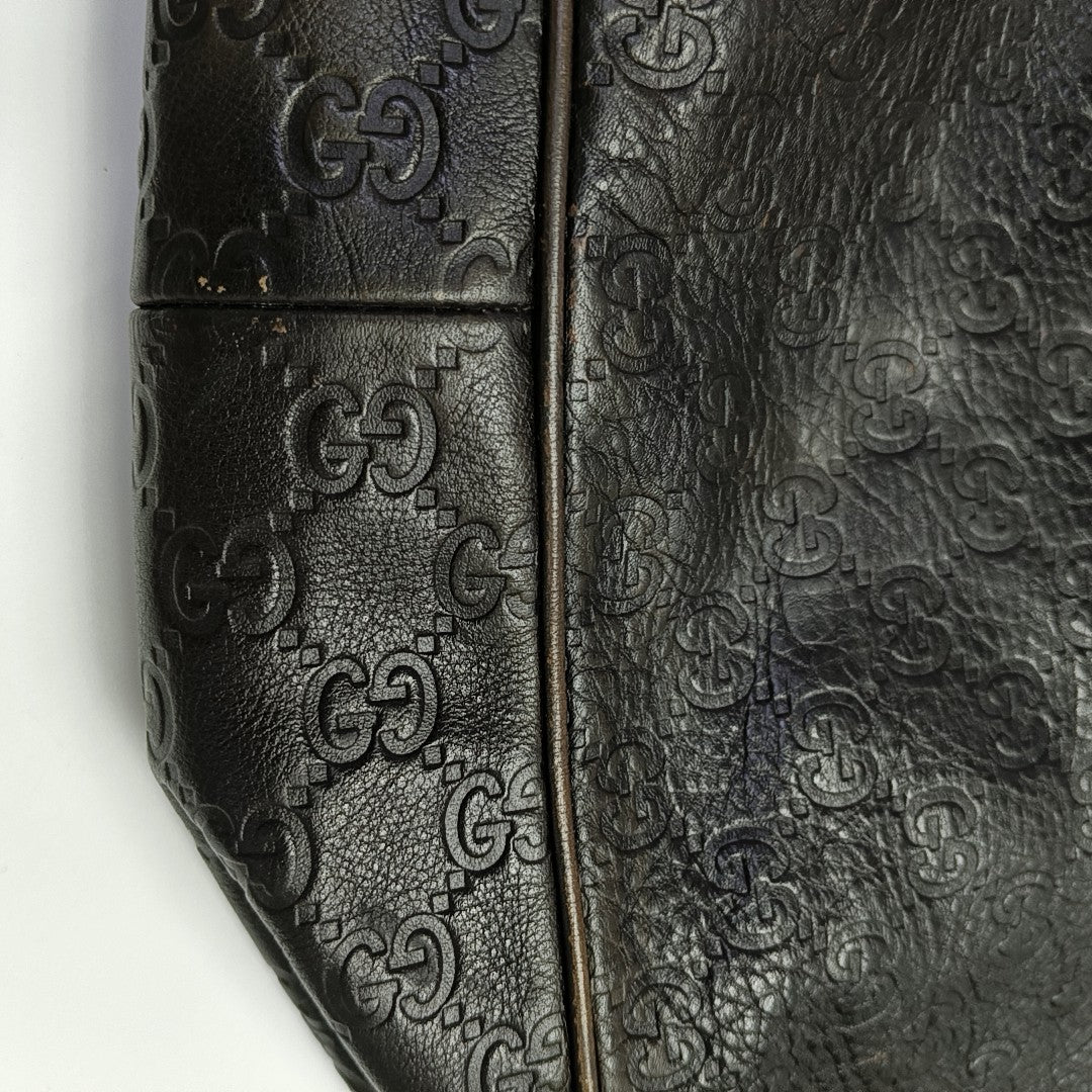 GG Imprime Monogram Calfskin Brown