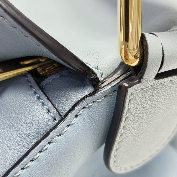 Puzzle Medium Calfskin Blue