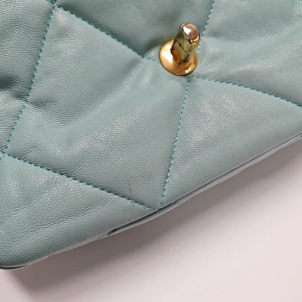 CHANEL 19 Small Quilted Lambskin Blue