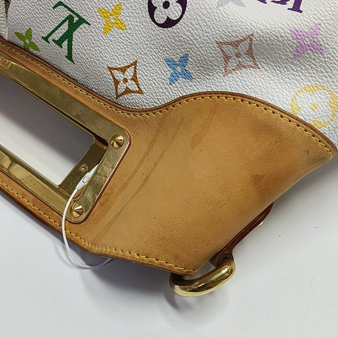 LV × TM JUDY Monogram Coated Canvas White