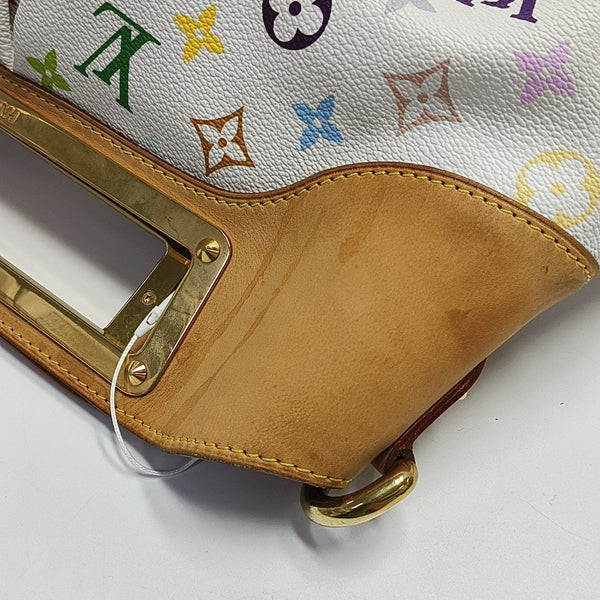 LV × TM JUDY Monogram Coated Canvas White