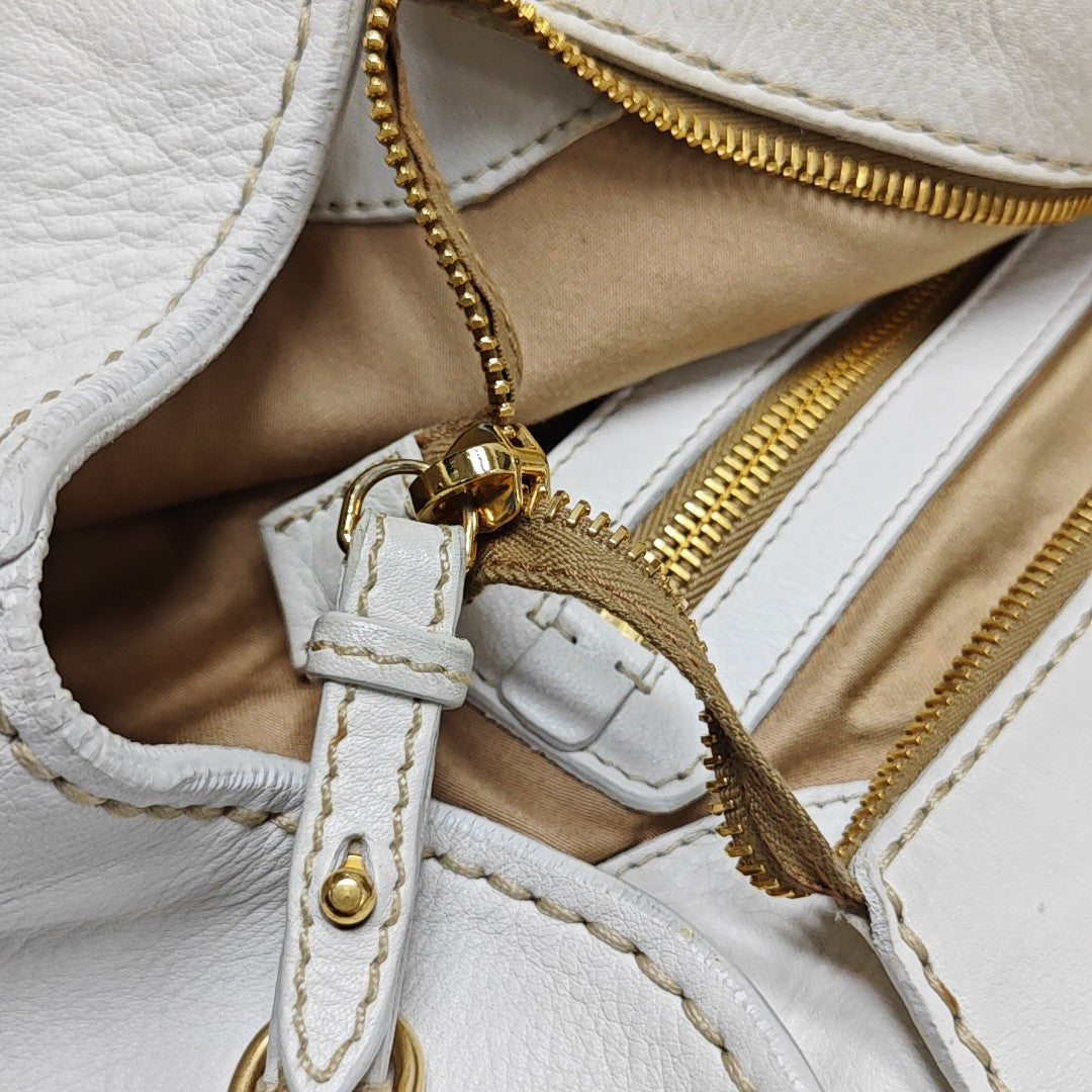 Madras Calfskin White