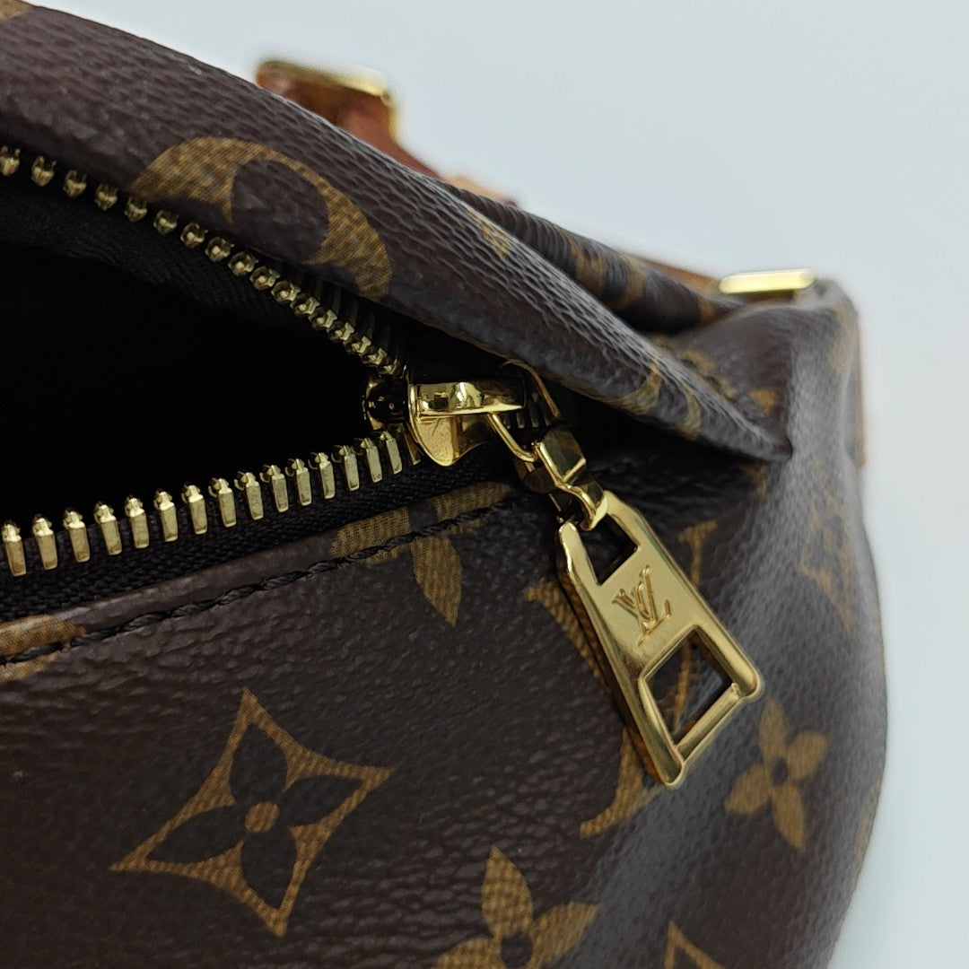 BUMBAG Monogram Coated Canvas Brown
