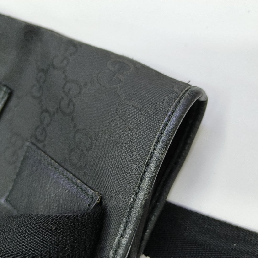 Monogram Canvas Tote Bag Black