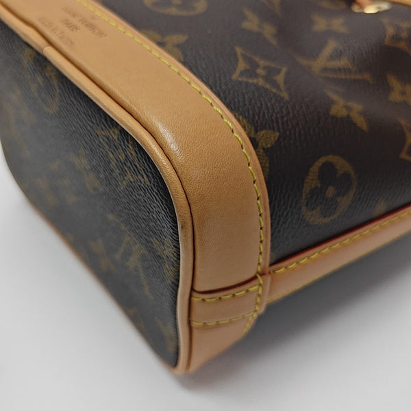 NOÉ Nano Monogram Coated Canvas Brown