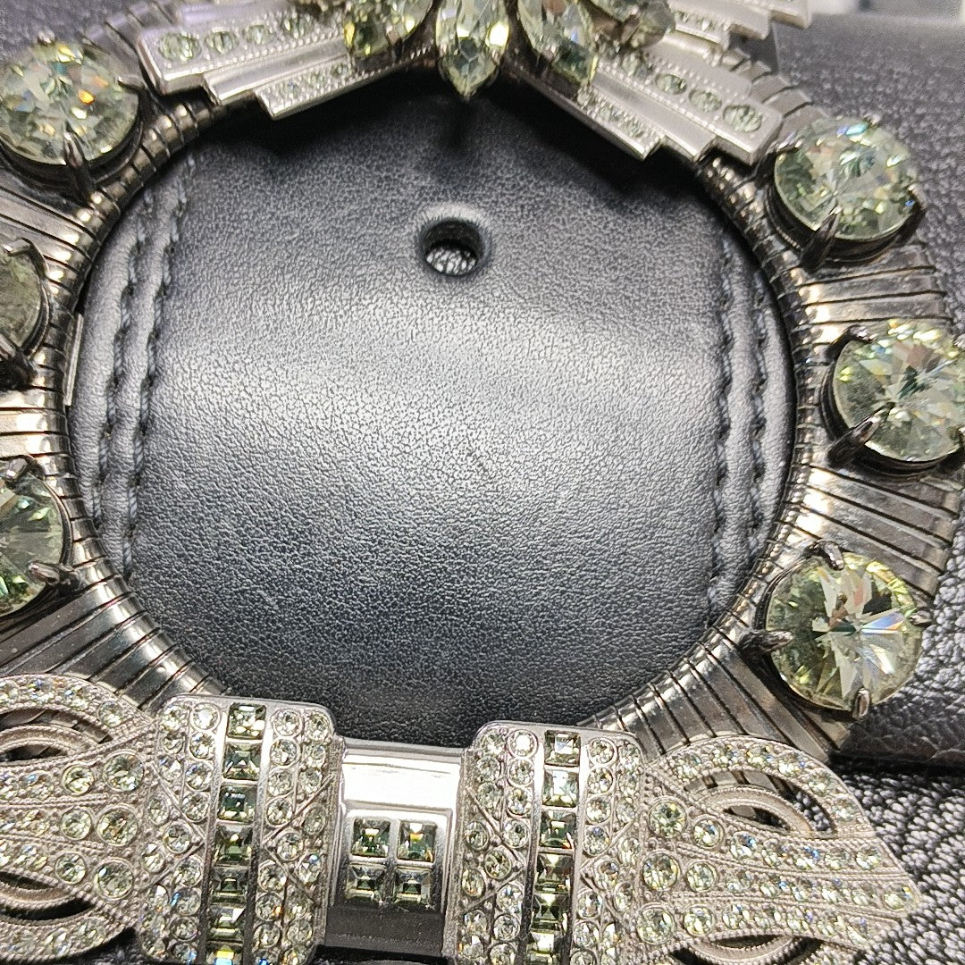 Miu Lady Calfskin Black