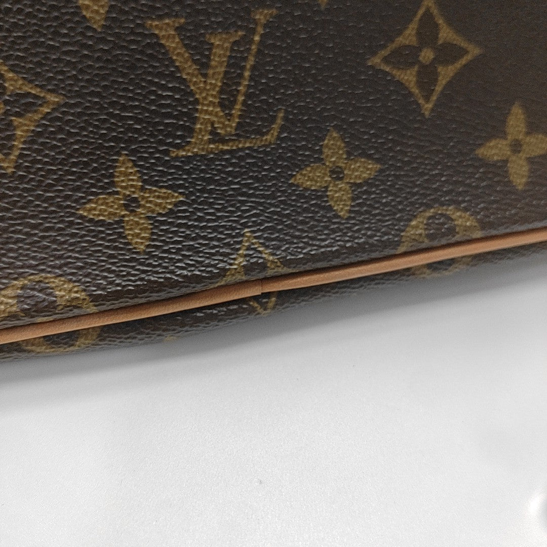 PALERMO PM Monogram Coated Canvas Brown