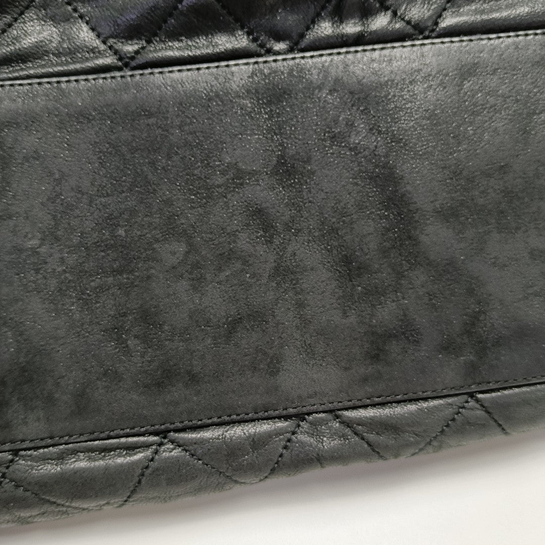 IRIDESCENT Quilted Calfskin Green