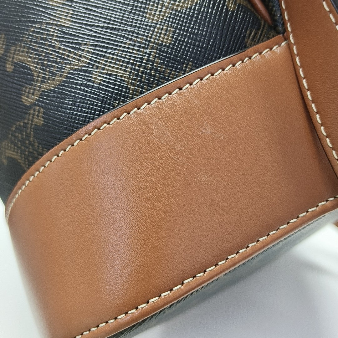 TRIOMPHE CANVAS Medium Coated Canvas Brown