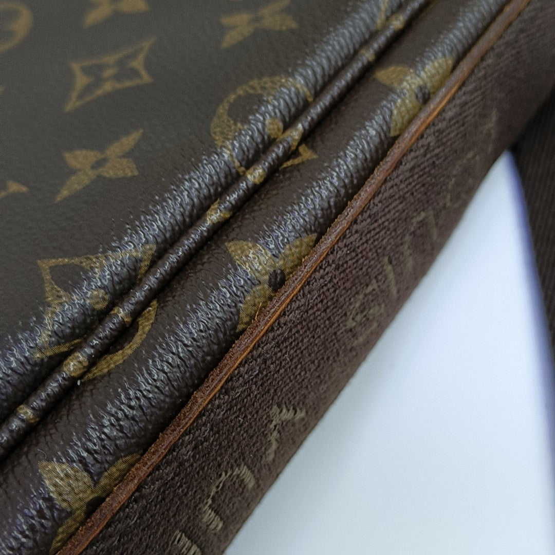 VINTAGE BEAUBOURG Monogram Coated Canvas Brown