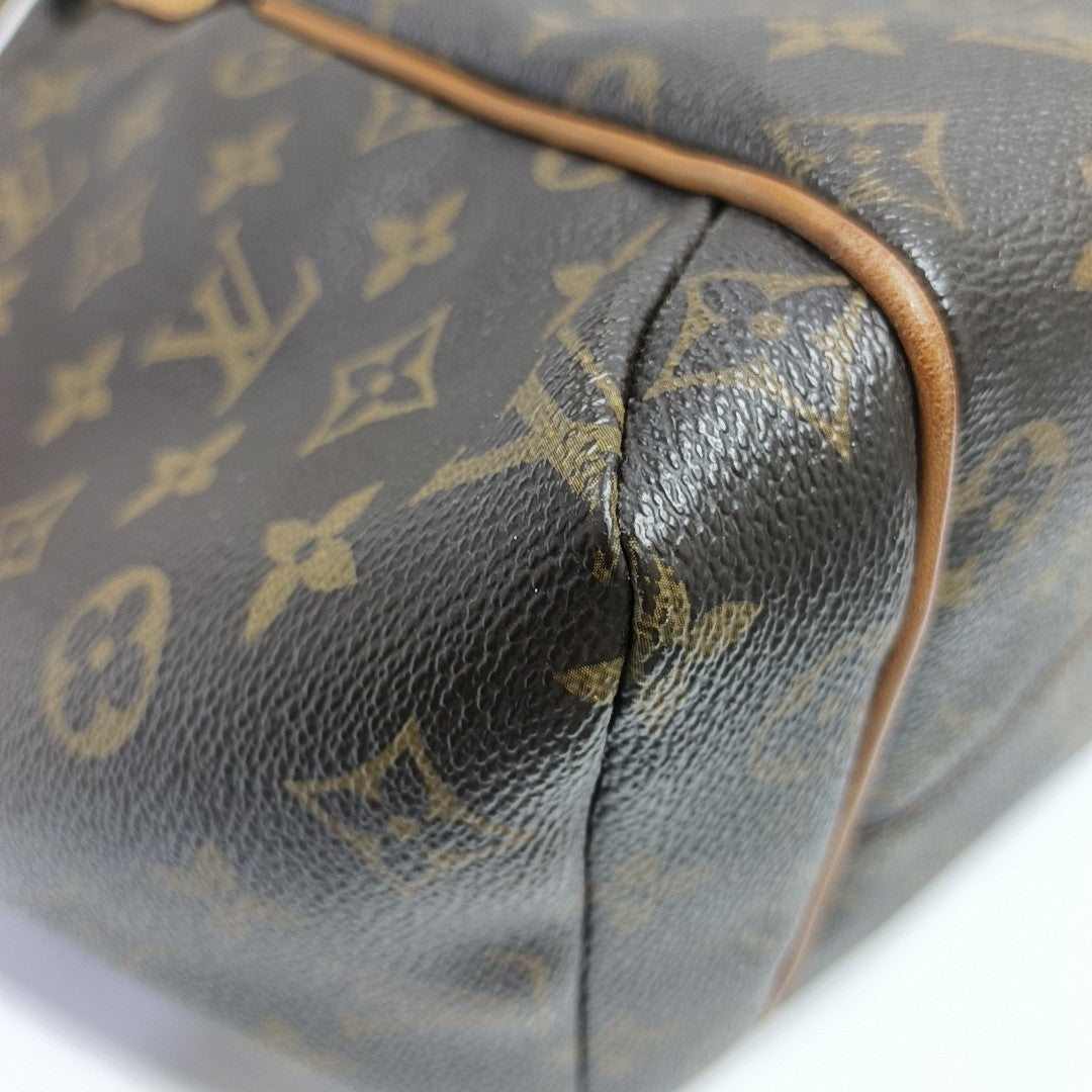 TOTALLY MM Monogram Coated Canvas Brown
