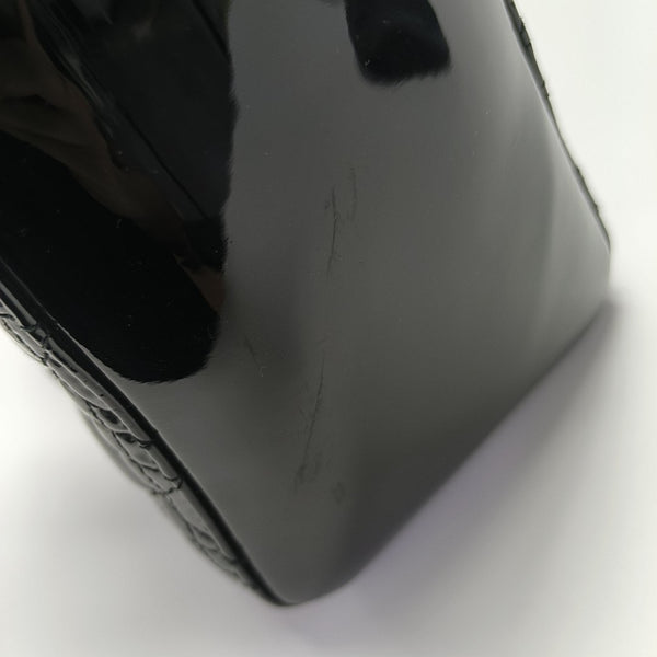Lady Dior Medium Cannage Patent Leather Black