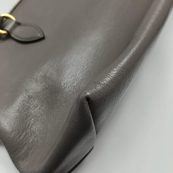 Calfskin Tote Bag Gray