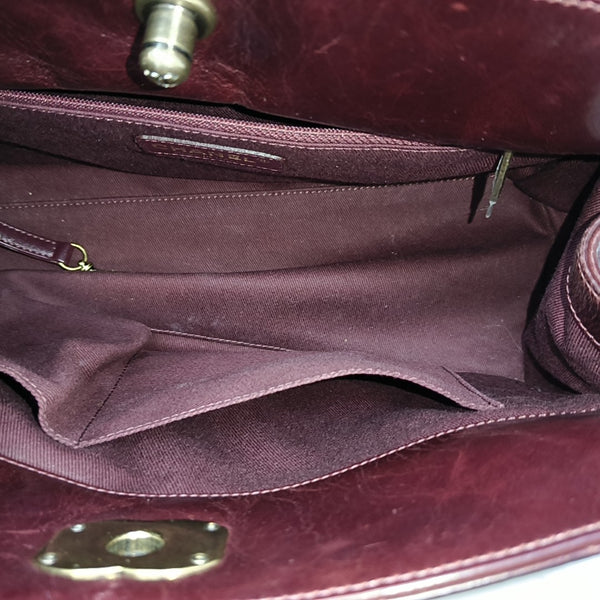 Quilted Calfskin Tote Bag Red
