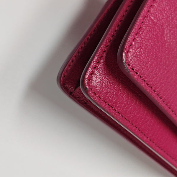 Calfskin Shoulder Bag Red