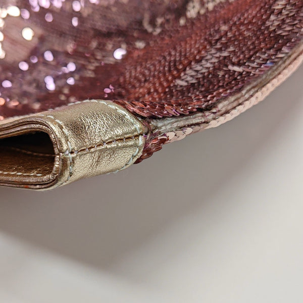 Special Material Top Handle Bag Pink