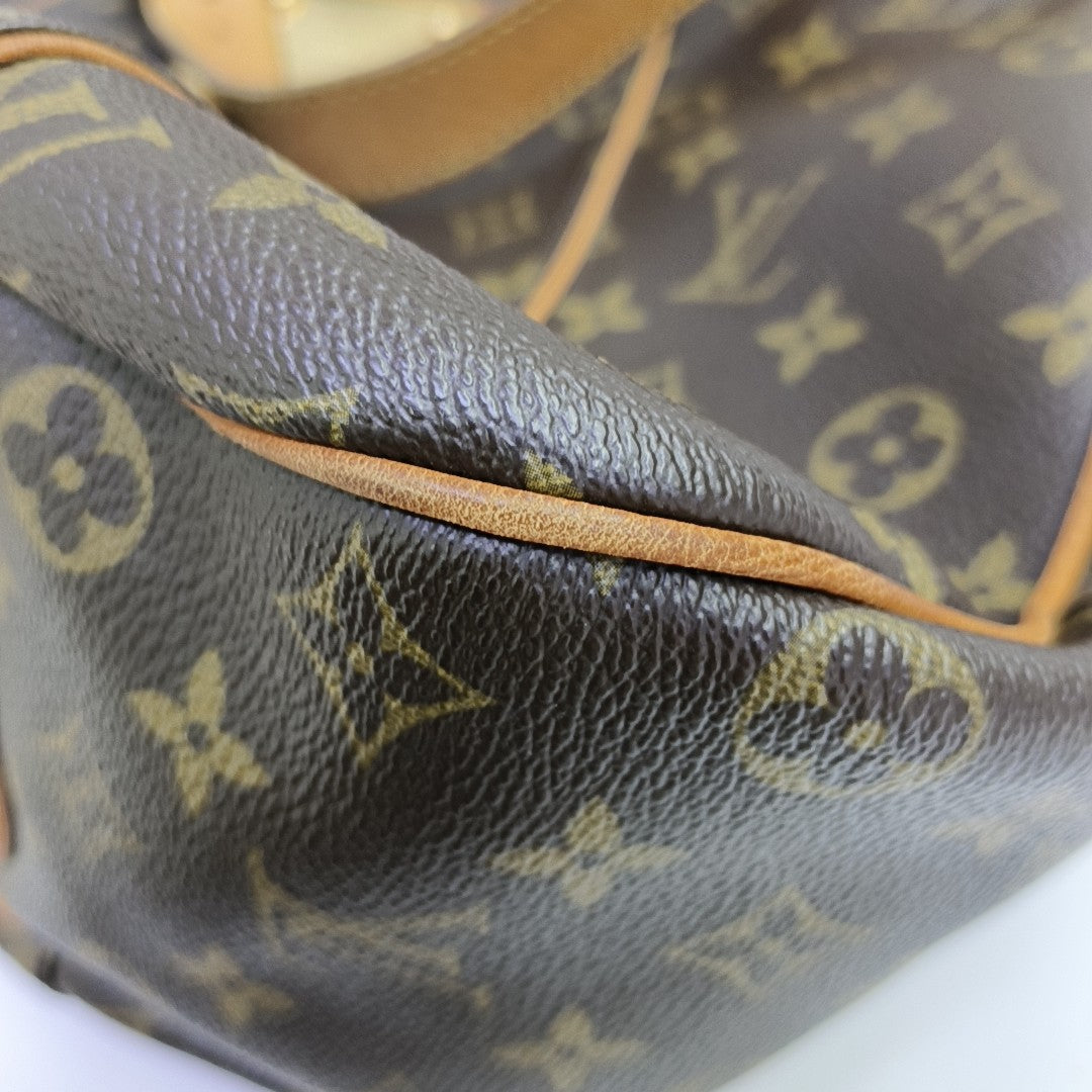 GALLIERA Monogram Coated Canvas Brown