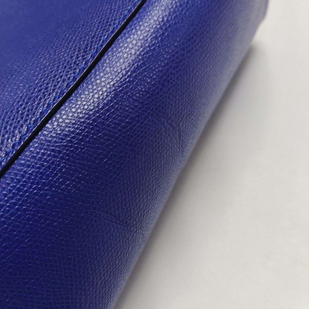 VERTICAL CABAS Mini Calfskin Blue