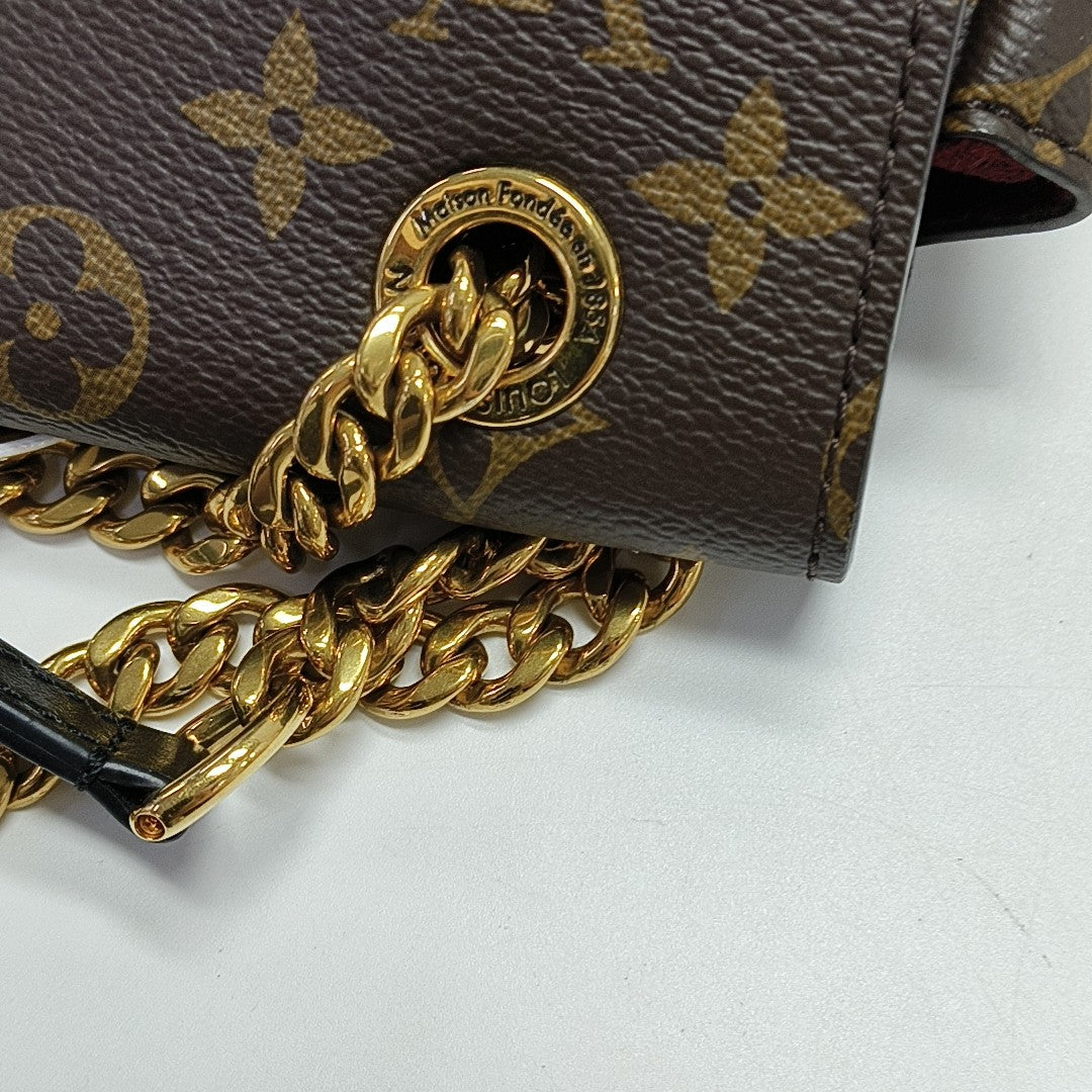 PASSY Monogram Coated Canvas Brown