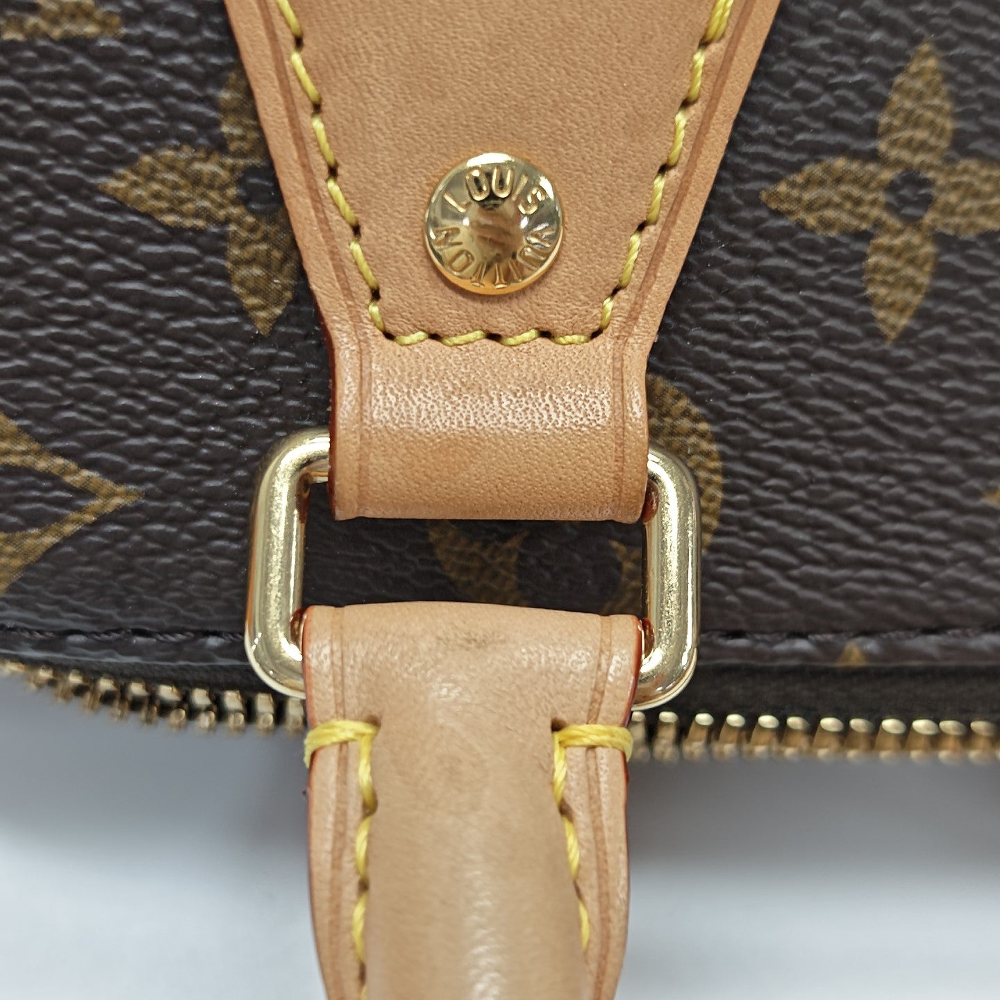 SPEEDY 20 Monogram Coated Canvas Brown
