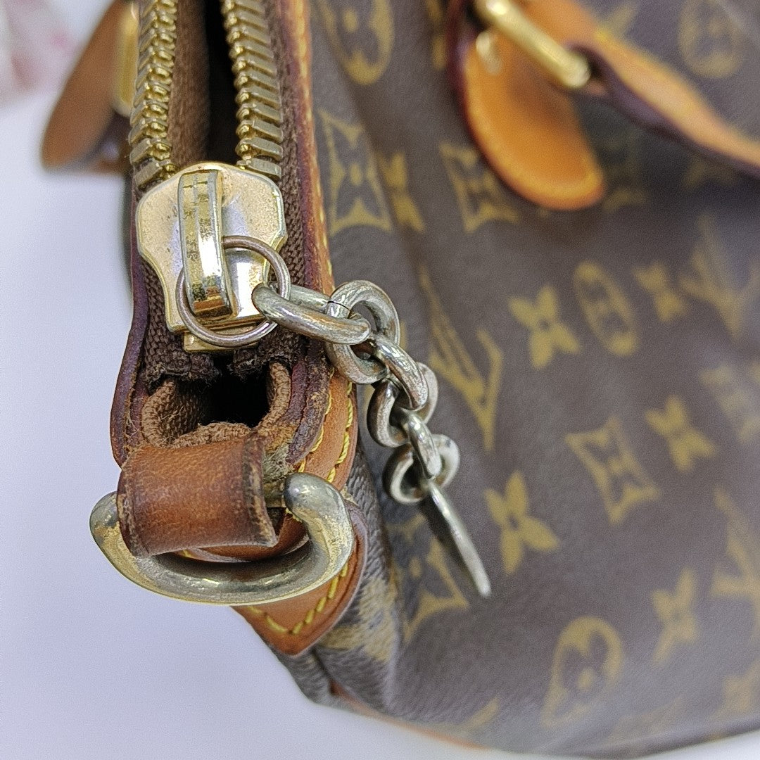 PALERMO PM Monogram Coated Canvas Brown