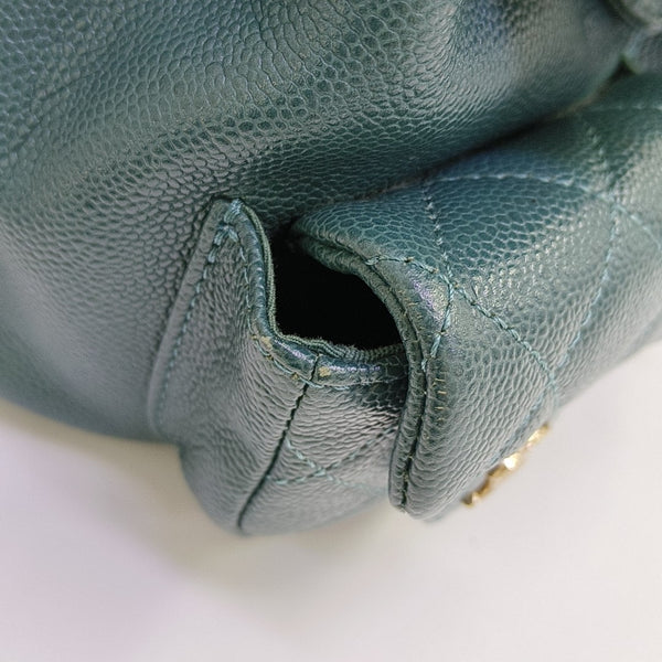 DUMA Quilted Calfskin Green