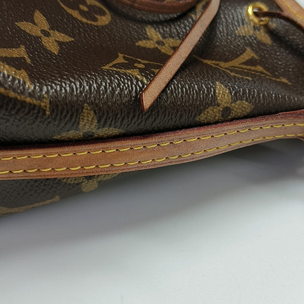NÉONOÉ Nano Monogram Coated Canvas Brown