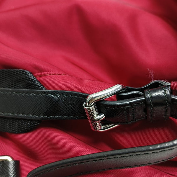 Black Nylon Nylon Red