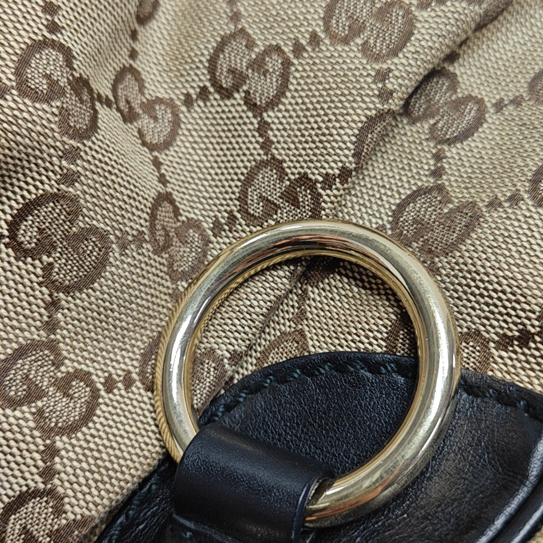 Sukey Monogram Canvas Black
