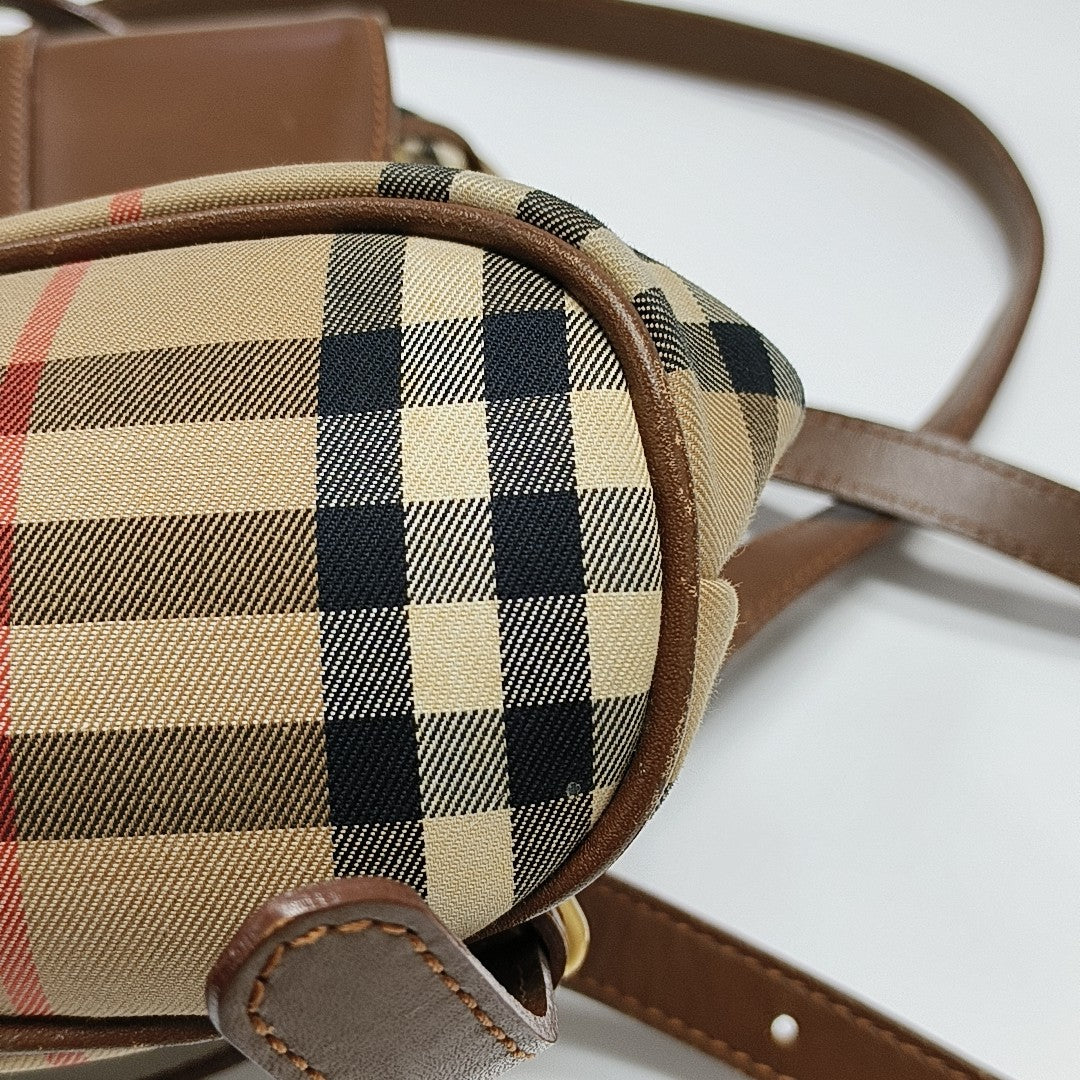 Canvas Bucket Bag Brown